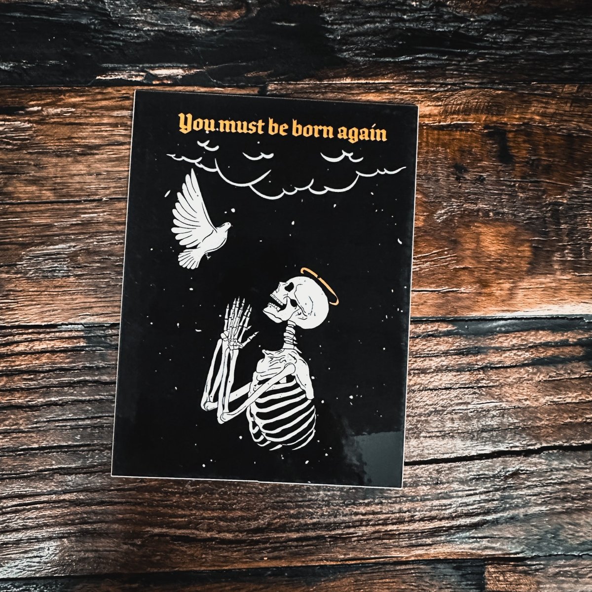 Decal - Born Again - Decal - The Reformed Sage - reformed - reformed_gifts - christian_gifts