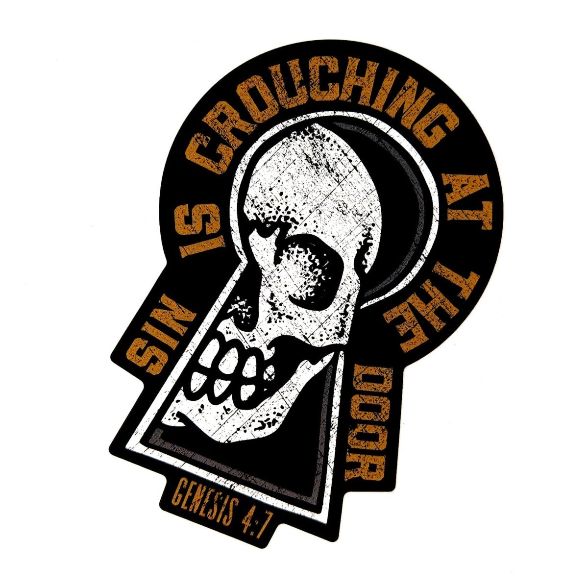 Decal - Crouching - Decal - The Reformed Sage - reformed - reformed_gifts - christian_gifts