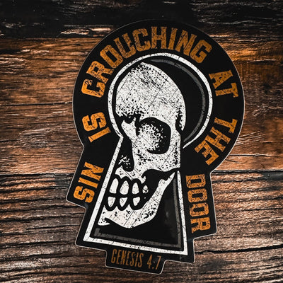 Decal - Crouching - Decal - The Reformed Sage - reformed - reformed_gifts - christian_gifts