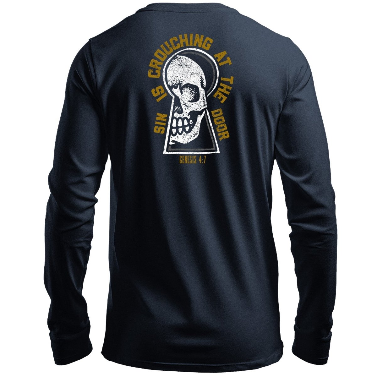 LS - Crouching - Long Sleeve Tee - The Reformed Sage - reformed - reformed_gifts - christian_gifts
