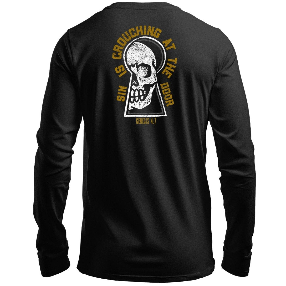 LS - Crouching - Long Sleeve Tee - The Reformed Sage - reformed - reformed_gifts - christian_gifts