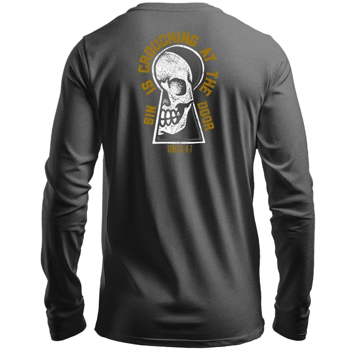 LS - Crouching - Long Sleeve Tee - The Reformed Sage - reformed - reformed_gifts - christian_gifts