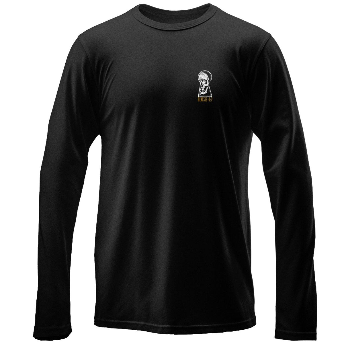 LS - Crouching - Long Sleeve Tee - The Reformed Sage - reformed - reformed_gifts - christian_gifts