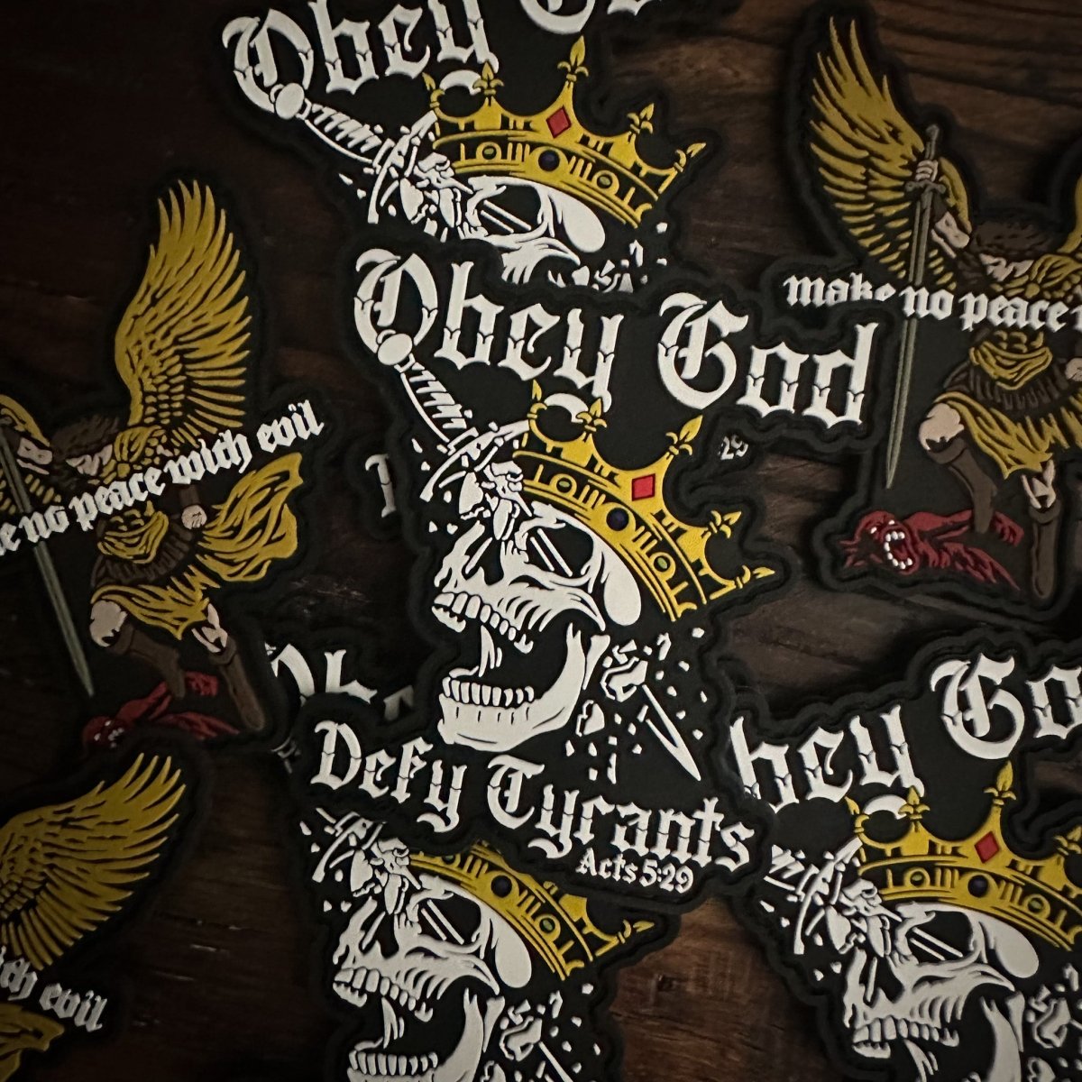 PVCPATCH - Defy Tyrants - PVC Patch - The Reformed Sage - reformed - reformed_gifts - christian_gifts