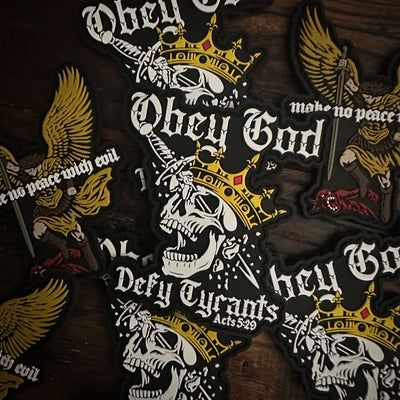 PVCPATCH - Defy Tyrants - PVC Patch - The Reformed Sage - reformed - reformed_gifts - christian_gifts