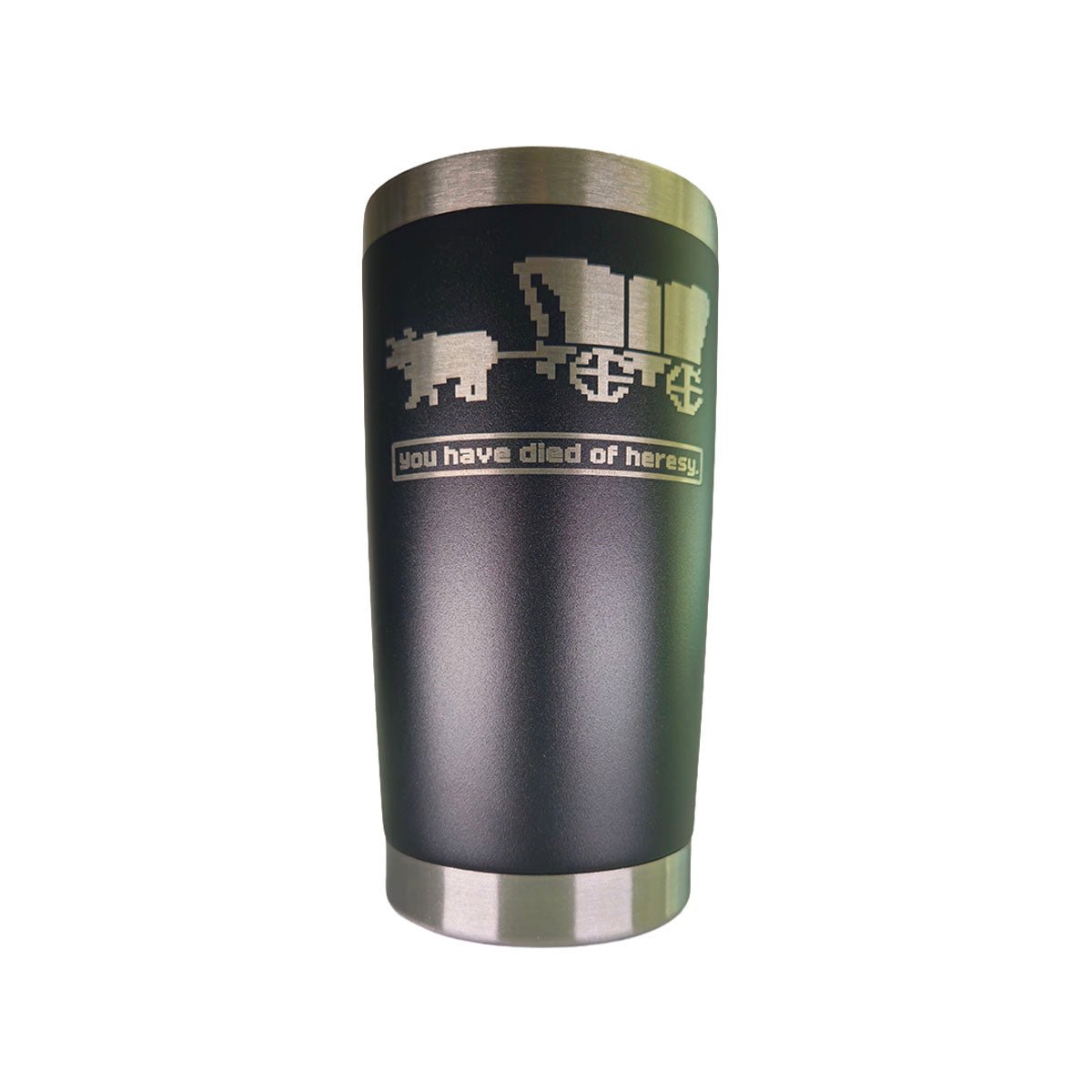 20oz tumbler - Died of Heresy - 20oz - The Reformed Sage - reformed - reformed_gifts - christian_gifts