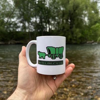 Mug - Died of Heresy - Mug - The Reformed Sage - #reformed# - #reformed_gifts# - #christian_gifts#