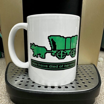 Mug - Died of Heresy - Mug - The Reformed Sage - #reformed# - #reformed_gifts# - #christian_gifts#