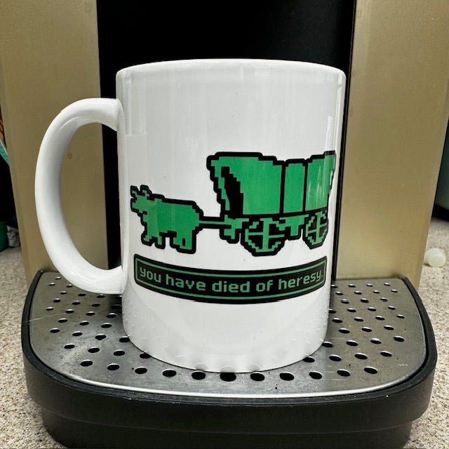 Mug - Died of Heresy - Mug - The Reformed Sage - #reformed# - #reformed_gifts# - #christian_gifts#