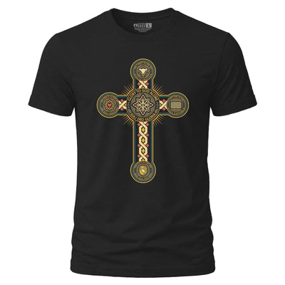 Shirt - Five Sola Cross - Tee - The Reformed Sage - reformed - reformed_gifts - christian_gifts