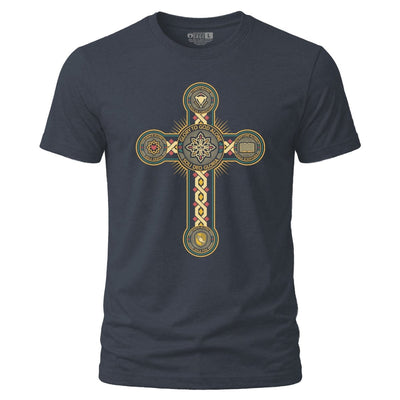 Shirt - Five Sola Cross - Tee - The Reformed Sage - reformed - reformed_gifts - christian_gifts
