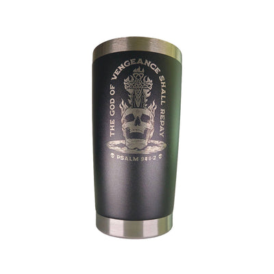 20oz tumbler - God of Vengeance - 20oz - The Reformed Sage - reformed - reformed_gifts - christian_gifts