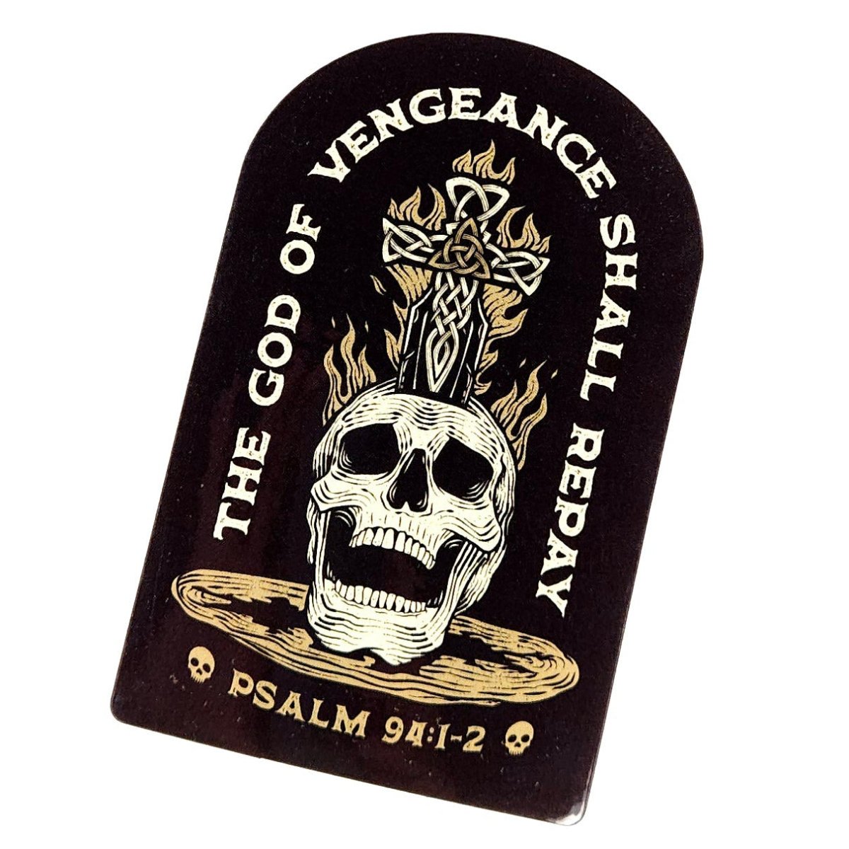 Decal - God of Vengeance - Decal - The Reformed Sage - reformed - reformed_gifts - christian_gifts