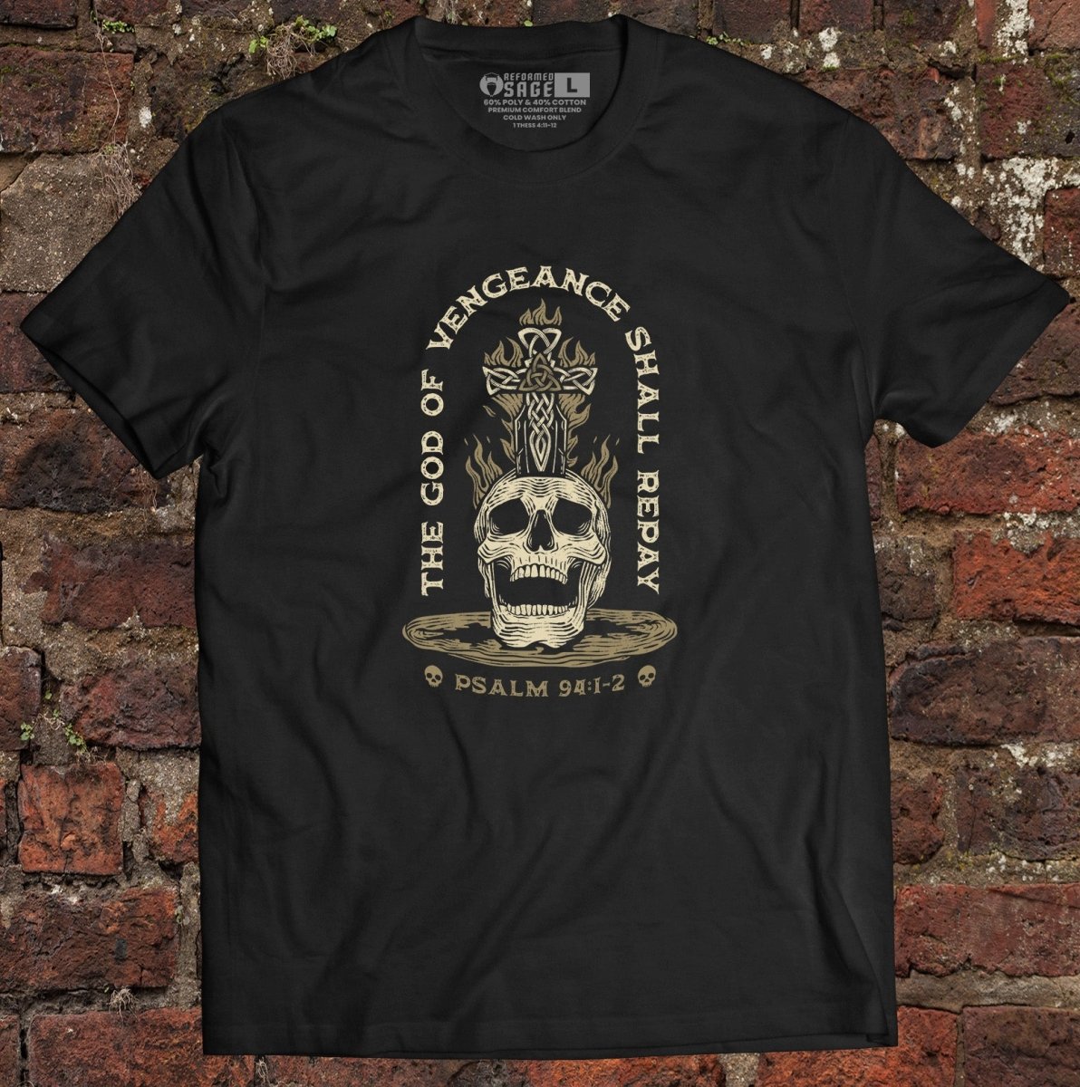 Shirt - God of Vengeance - Tee - The Reformed Sage - reformed - reformed_gifts - christian_gifts