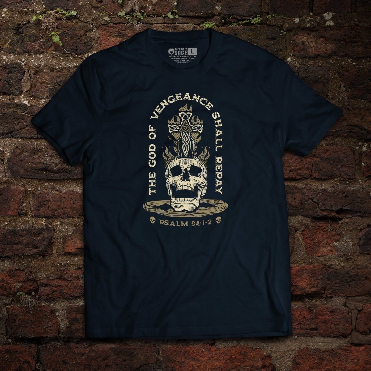 Shirt - God of Vengeance - Tee - The Reformed Sage - reformed - reformed_gifts - christian_gifts