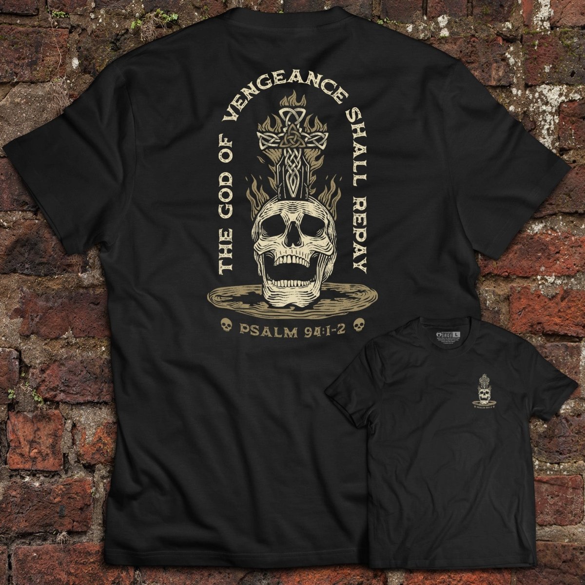 Shirt - God of Vengeance - Tee - The Reformed Sage - reformed - reformed_gifts - christian_gifts