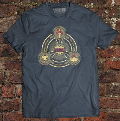 Shirt - Greek Trinity Seal - Tee - The Reformed Sage - reformed - reformed_gifts - christian_gifts