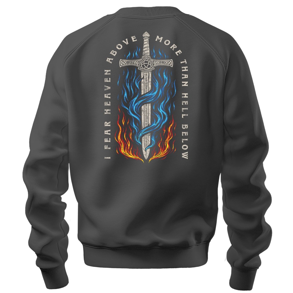 crewneck sweatshirt - Heaven Above - Sweatshirt - The Reformed Sage - reformed - reformed_gifts - christian_gifts