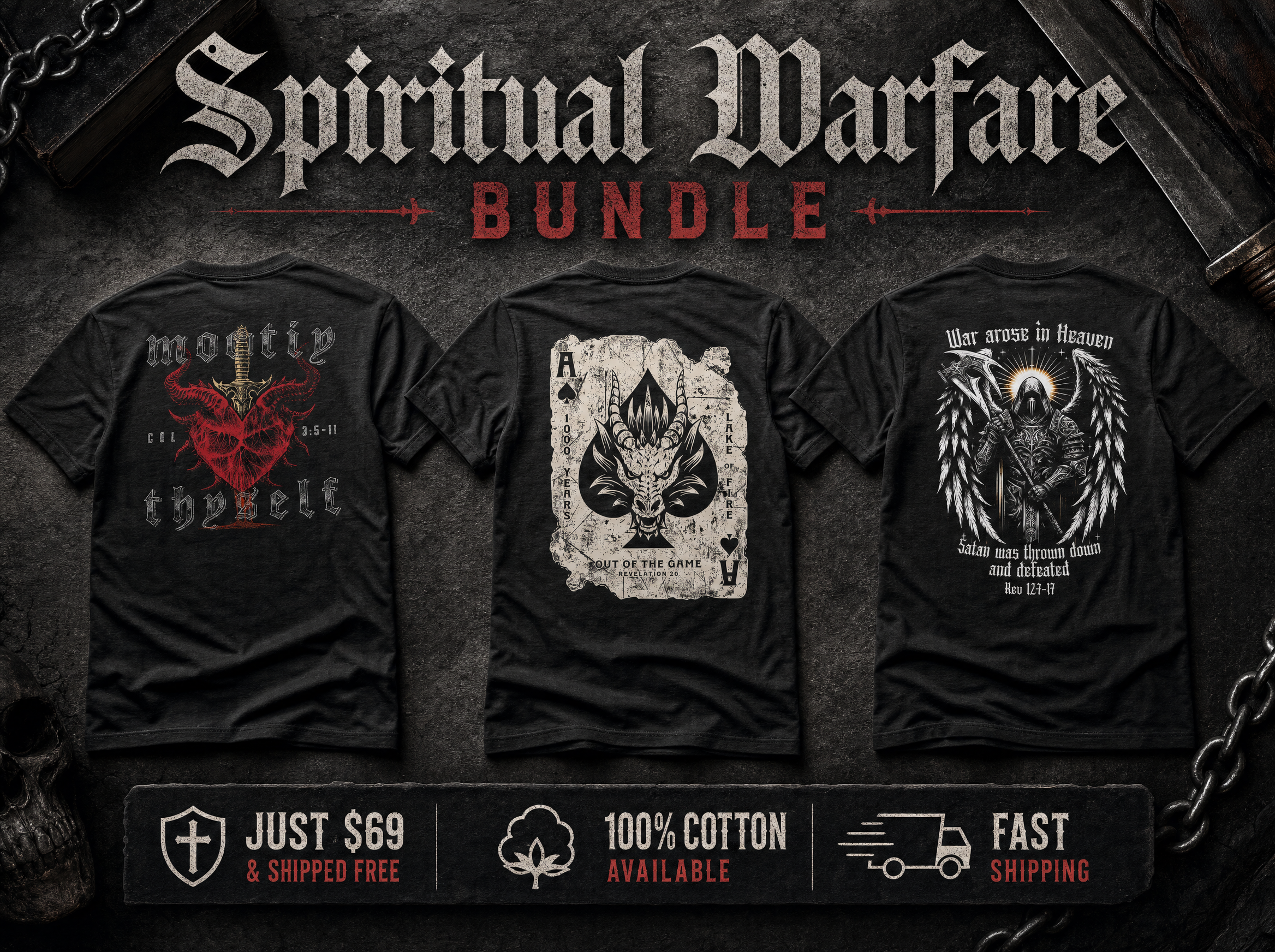 Spiritual Warfare - Tee Bundle