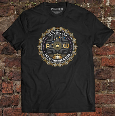 Shirt - I AM: The Alpha & Omega - Tee - The Reformed Sage - reformed - reformed_gifts - christian_gifts