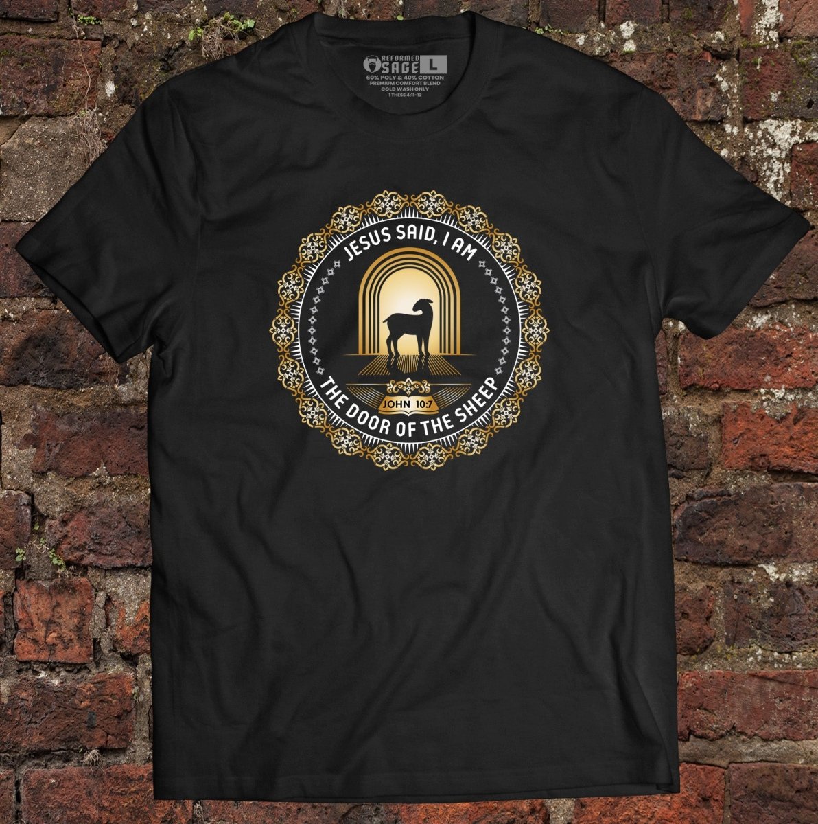 Shirt - I AM: The Door - Tee - The Reformed Sage - reformed - reformed_gifts - christian_gifts