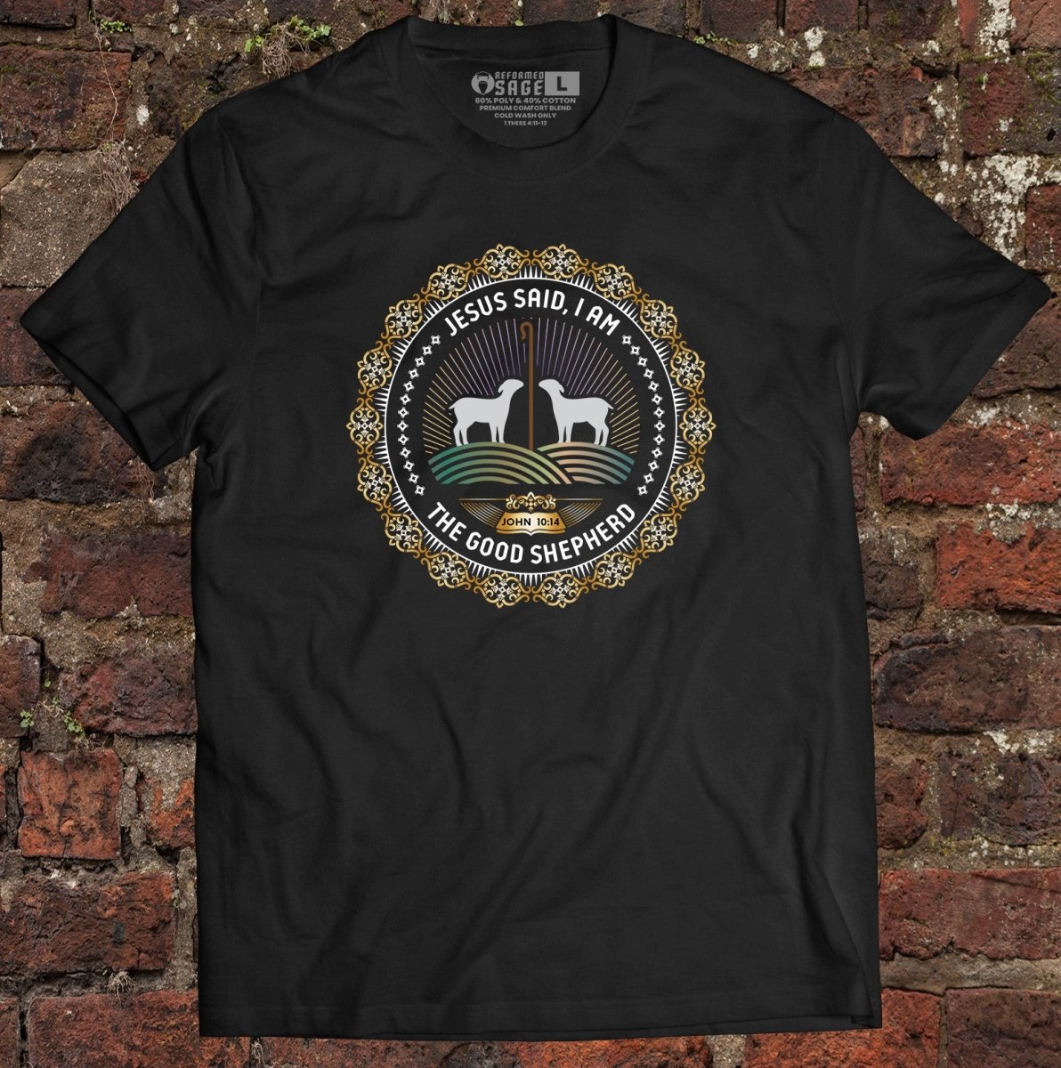 Shirt - I AM: The Good Shepherd - Tee - The Reformed Sage - reformed - reformed_gifts - christian_gifts