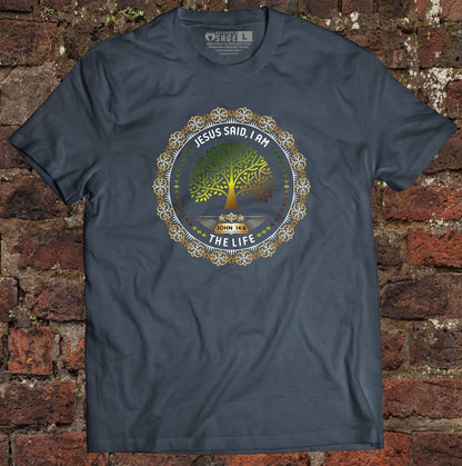 Shirt - I AM: The Life - Tee - The Reformed Sage - reformed - reformed_gifts - christian_gifts