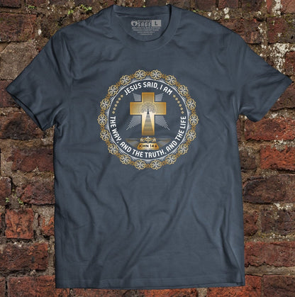 Shirt - I AM: The Way, The Truth & The Life - Tee - The Reformed Sage - reformed - reformed_gifts - christian_gifts
