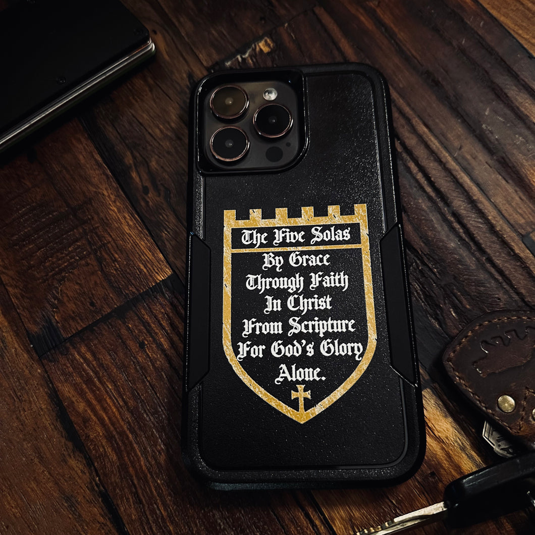 The Five Solas - Phone Case