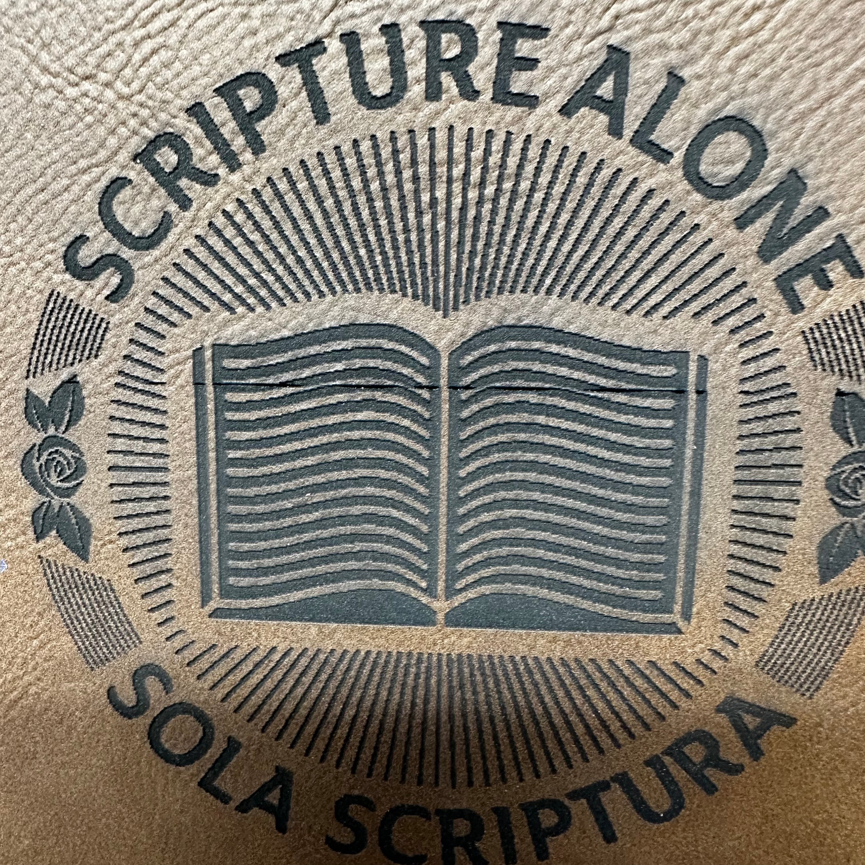 Sola Scriptura Seal - FW Bible Cover