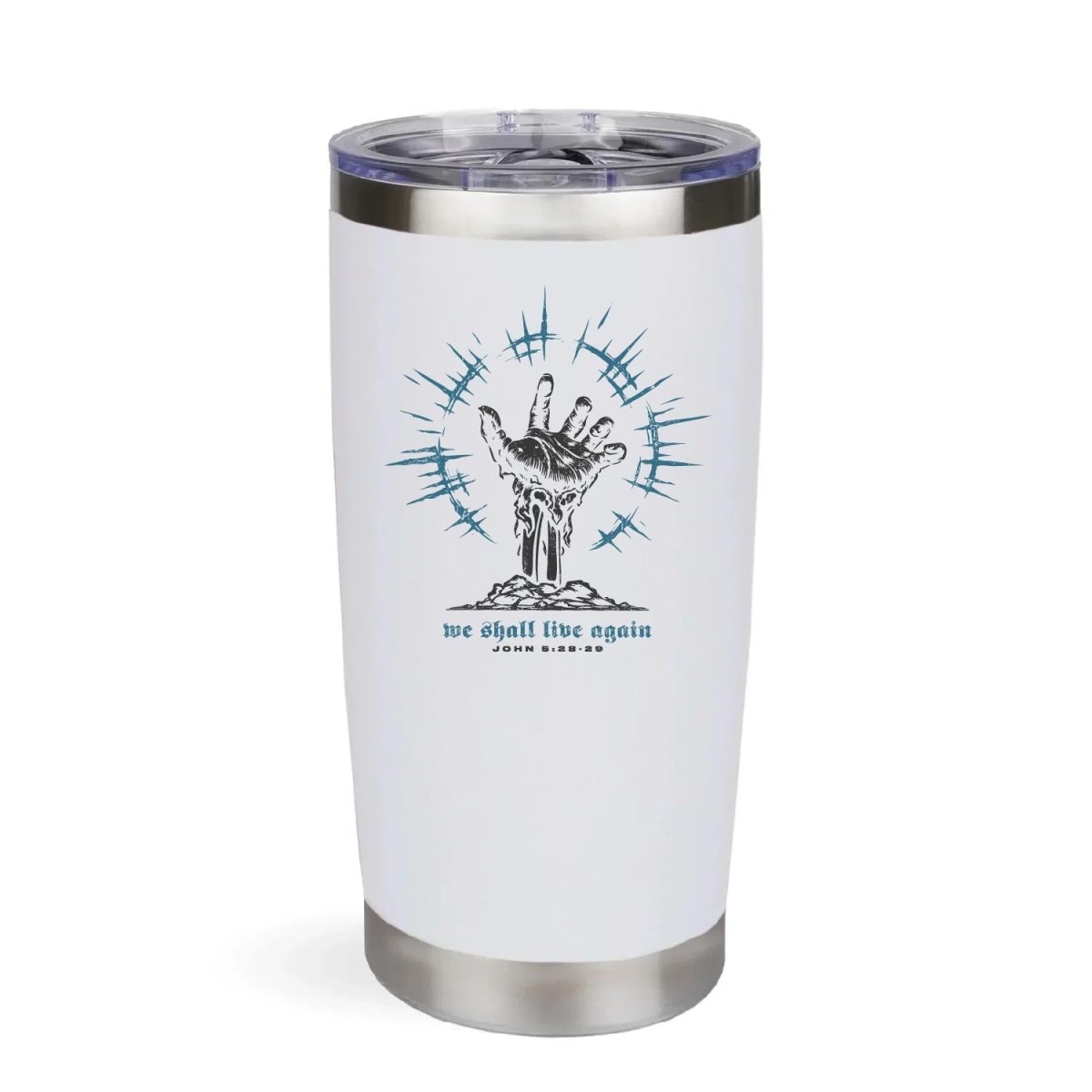 20oz tumbler - Live Again - 20oz Tumbler - The Reformed Sage - reformed - reformed_gifts - christian_gifts