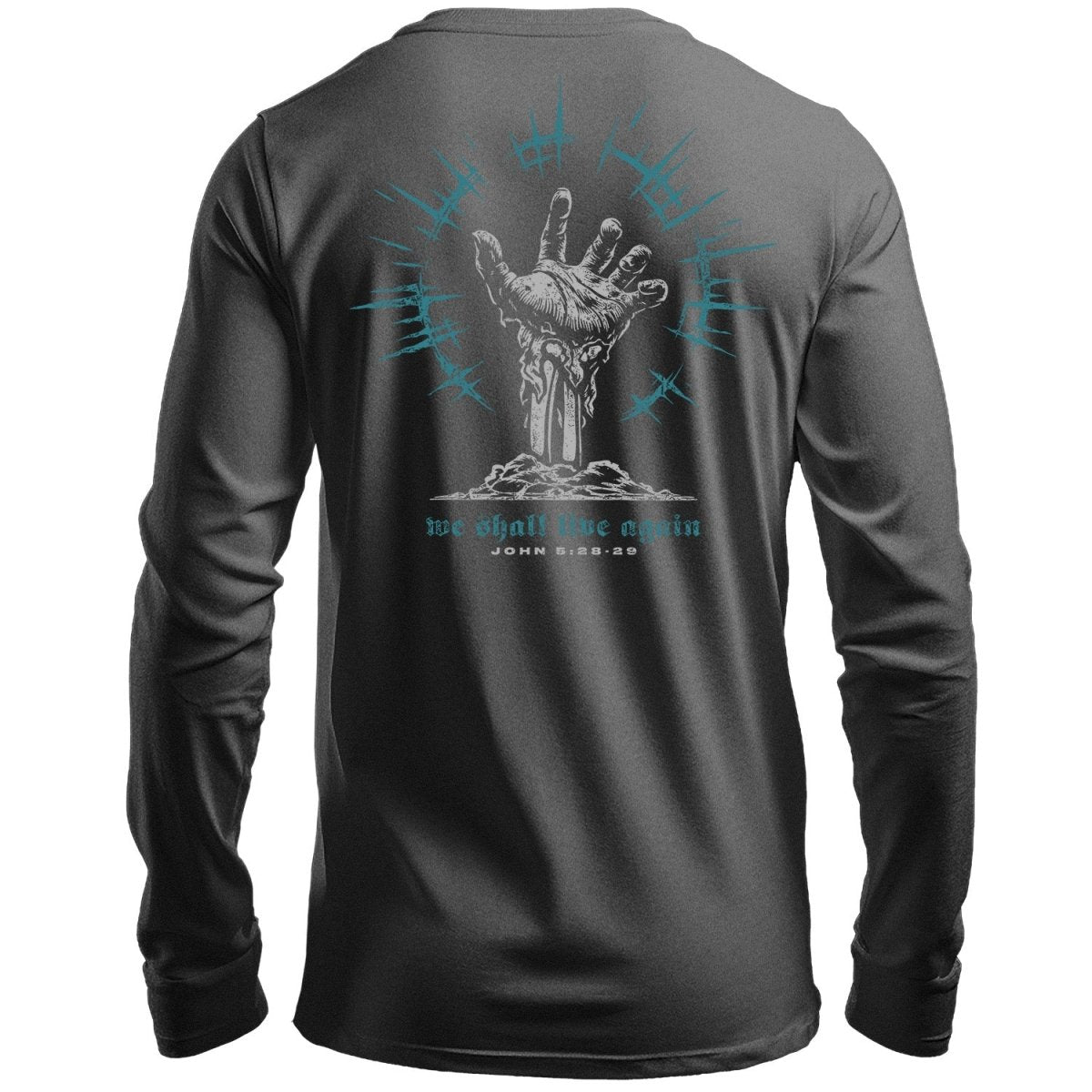LS - Live Again - Long Sleeve Tee - The Reformed Sage - reformed - reformed_gifts - christian_gifts