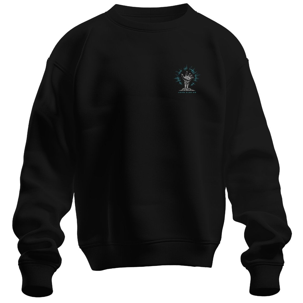 crewneck sweatshirt - Live Again - Sweatshirt - The Reformed Sage - reformed - reformed_gifts - christian_gifts