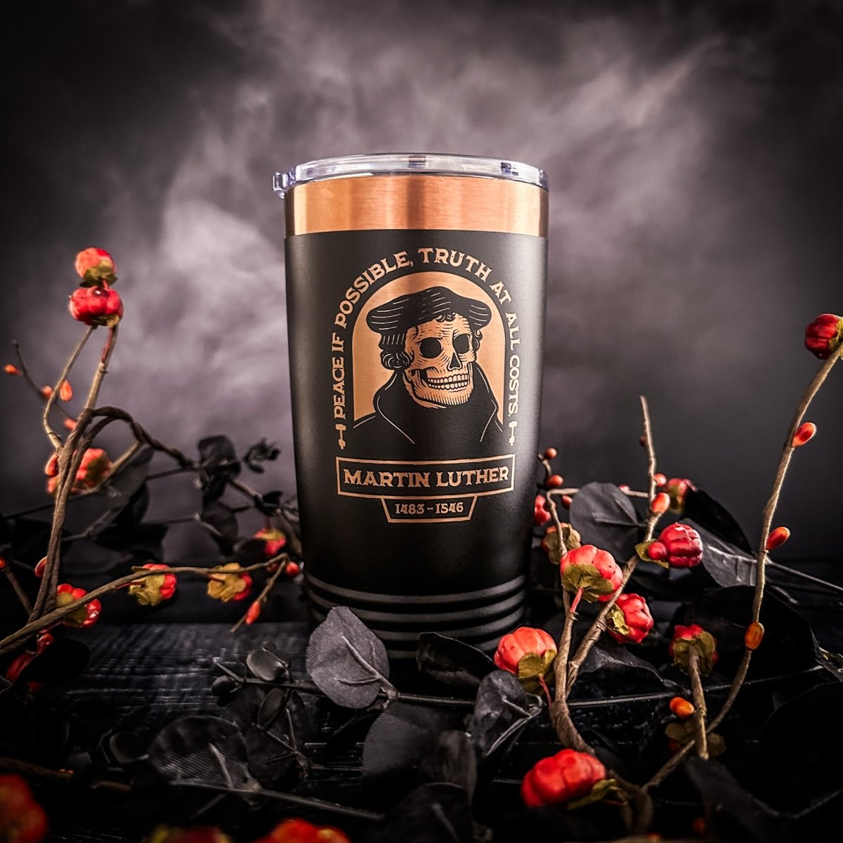 20oz tumbler - Luther 25 - 20oz - The Reformed Sage - reformed - reformed_gifts - christian_gifts