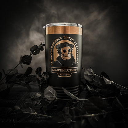 20oz tumbler - Luther 25 - 20oz - The Reformed Sage - reformed - reformed_gifts - christian_gifts