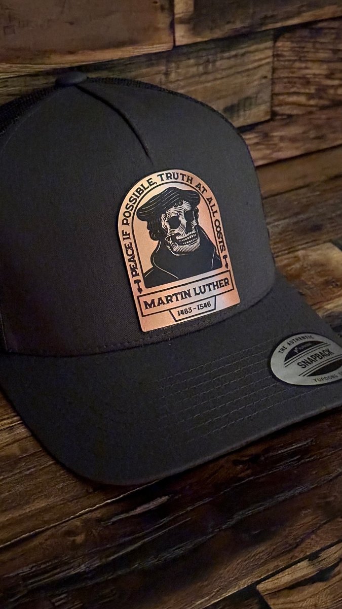 Hat - Luther 25 - Acrylic Patch Hat - The Reformed Sage - reformed - reformed_gifts - christian_gifts