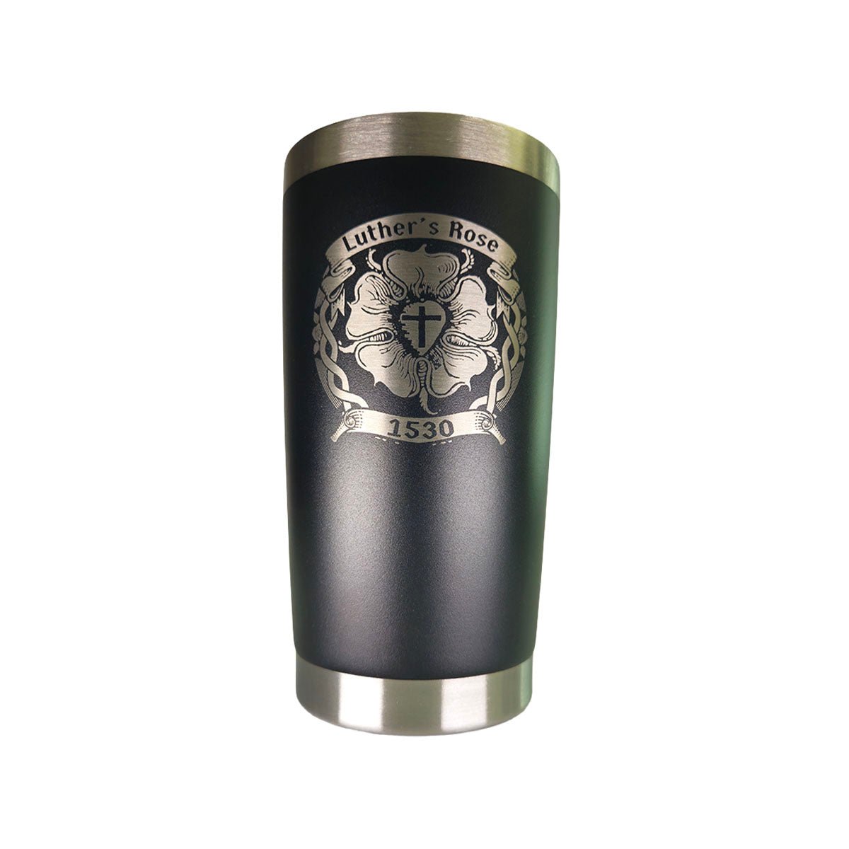 20oz tumbler - Luther’s Rose 20oz - The Reformed Sage - reformed - reformed_gifts - christian_gifts