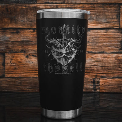 20oz tumbler - Mortify Thyself - 20oz - The Reformed Sage - reformed - reformed_gifts - christian_gifts