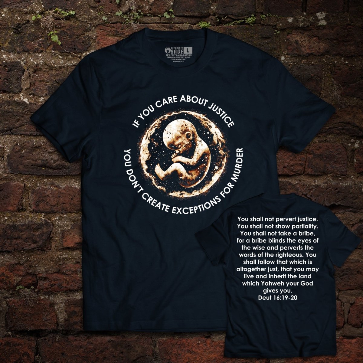 Shirt - No Exceptions - Tee - The Reformed Sage - reformed - reformed_gifts - christian_gifts