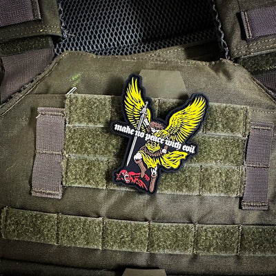 PVCPATCH - No Peace With Evil - PVC Patch - The Reformed Sage - reformed - reformed_gifts - christian_gifts