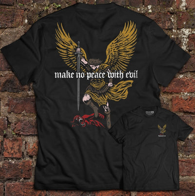 Shirt - No Peace With Evil - Tee - The Reformed Sage - reformed - reformed_gifts - christian_gifts