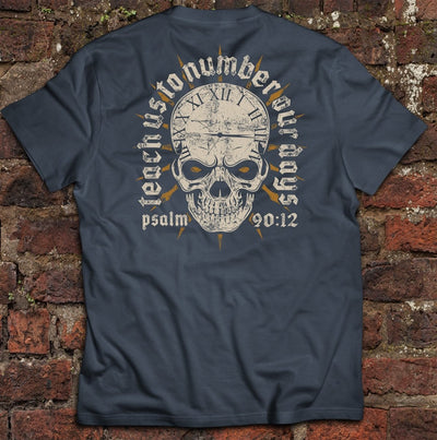 Shirt - Number Our Days - Tee - The Reformed Sage - reformed - reformed_gifts - christian_gifts