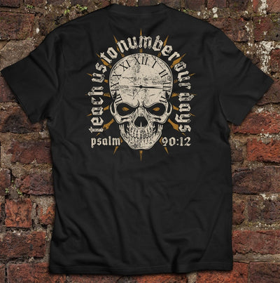 Shirt - Number Our Days - Tee - The Reformed Sage - reformed - reformed_gifts - christian_gifts