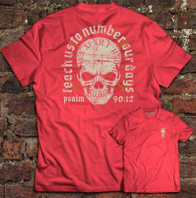 Shirt - Number Our Days - Tee - The Reformed Sage - reformed - reformed_gifts - christian_gifts