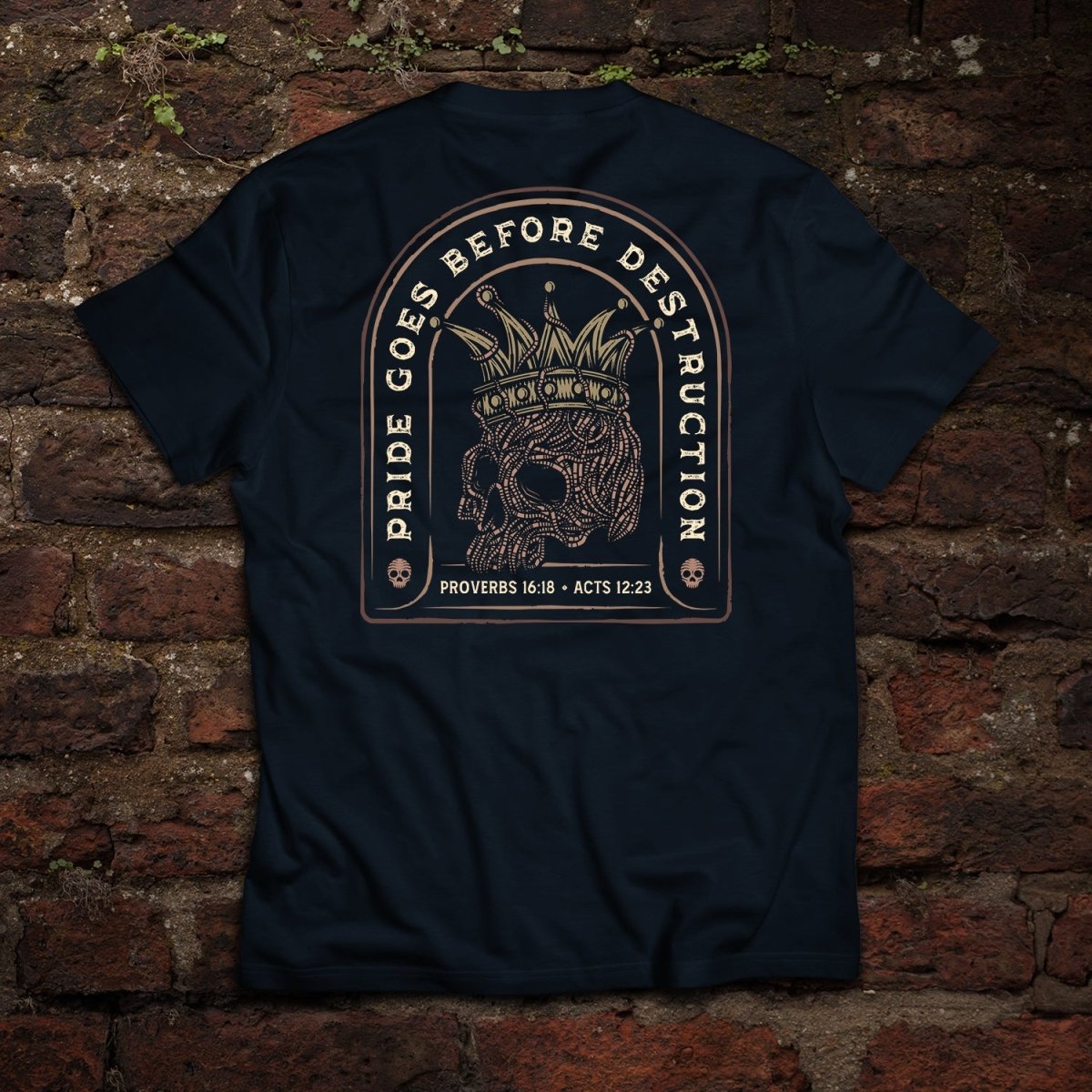 Shirt - Pride Goes Before Destruction - Tee - The Reformed Sage - reformed - reformed_gifts - christian_gifts