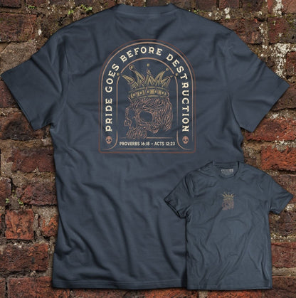 Shirt - Pride Goes Before Destruction - Tee - The Reformed Sage - reformed - reformed_gifts - christian_gifts