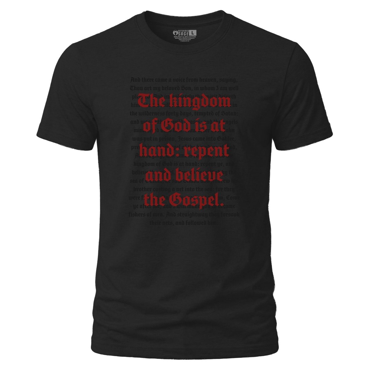 Shirt - Repent & Believe - Tee - The Reformed Sage - reformed - reformed_gifts - christian_gifts