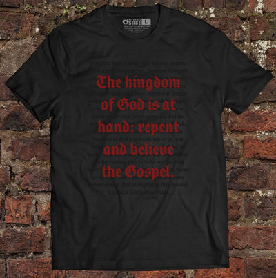 Shirt - Repent & Believe - Tee - The Reformed Sage - reformed - reformed_gifts - christian_gifts