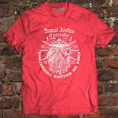 Shirt - Simul Justus - Tee - The Reformed Sage - reformed - reformed_gifts - christian_gifts