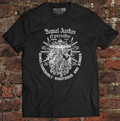 Shirt - Simul Justus - Tee - The Reformed Sage - reformed - reformed_gifts - christian_gifts